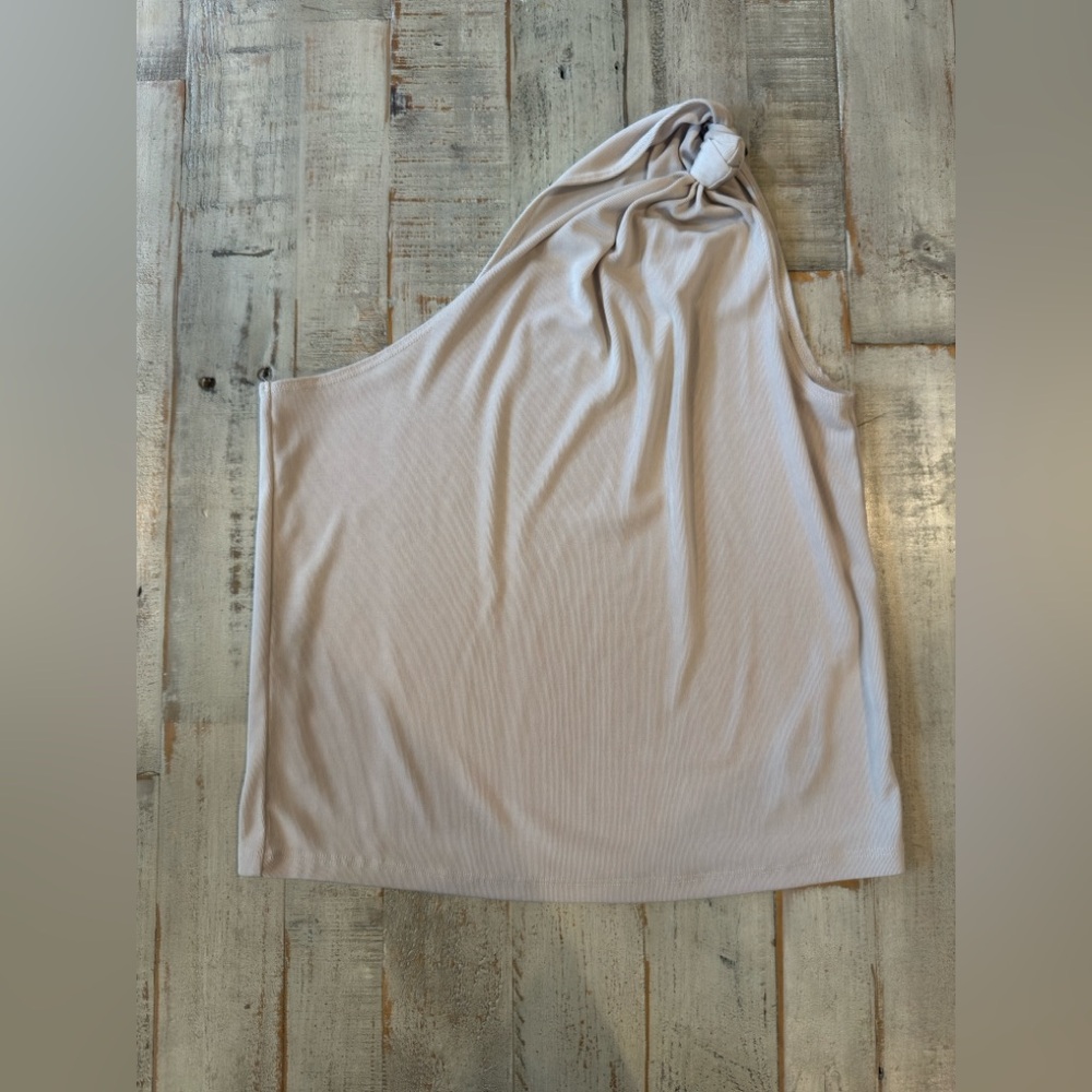 Abercrombie & Fitch One Shoulder Knotted Top